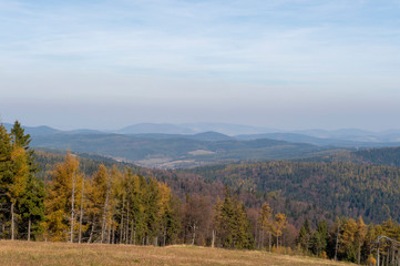 Mountain Jaworzyna Krynicka in Beskid Sądecki