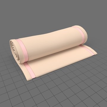 Rolled towel