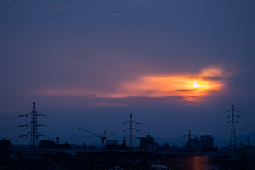 Fototapeta premium 夕方