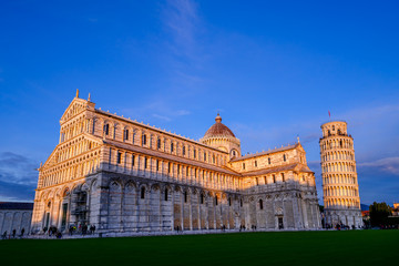 Pisa Church and leaning Tower