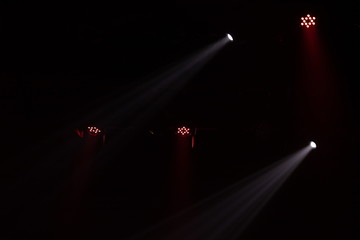 Abstract texture background for design. Stage light and smoke on stage, lighting and spotlights.