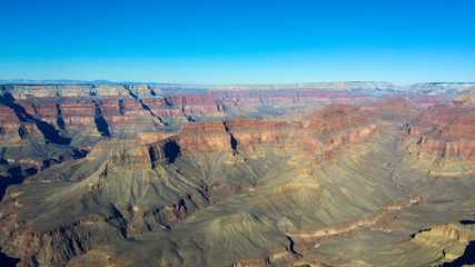 Aerial view of the South Rim, Grand Canyon, Arizona, USA