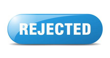 rejected button. rejected sign. key. push button.