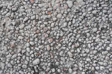 Expanded clay texture in concrete