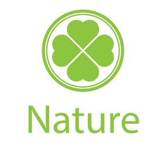 Organic Green Natural Ecology logo icon Label, Isolated in White background