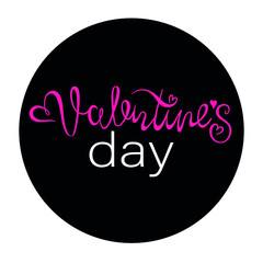Fototapeta premium inscription valentines day