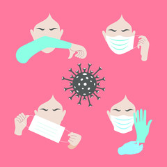 coronavirus protective agents and virus molecule