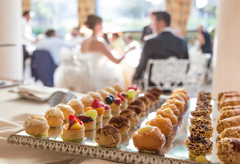 assorted mini dessert