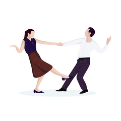 happy international dance day women and men dancing