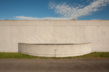 modern concrete wall