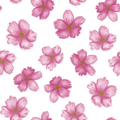 Pinf flowers pattern