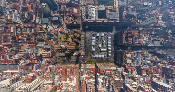 Aerial view of Mexico City, Mexico
