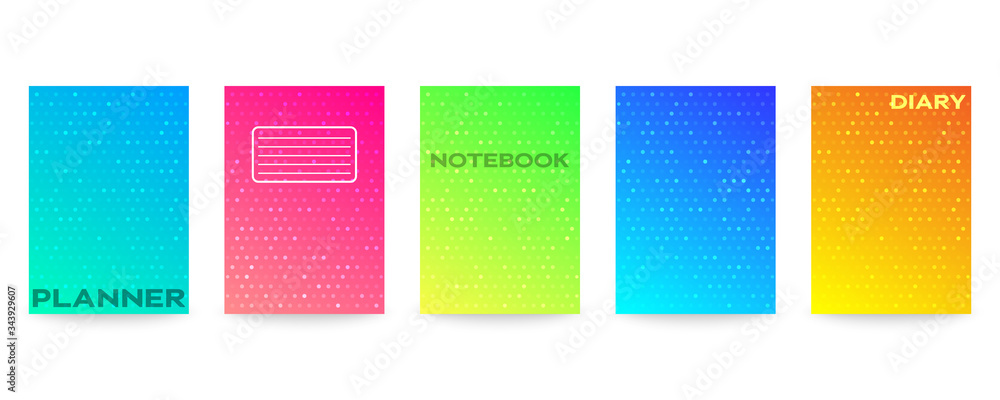 Aufkleber minimal vector abstract cover notebook design. planner and diary cover for print. abstract design fo