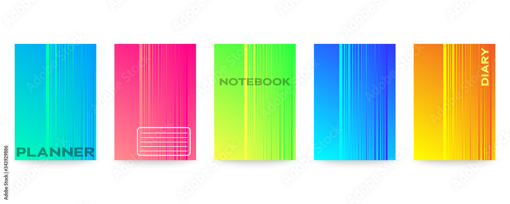 Aufkleber minimal vector abstract cover notebook design. planner and diary cover for print. abstract design fo