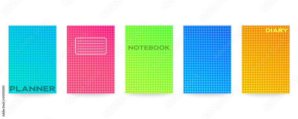 Poster minimal vector abstract cover notebook design. planner and diary cover for print. abstract design fo