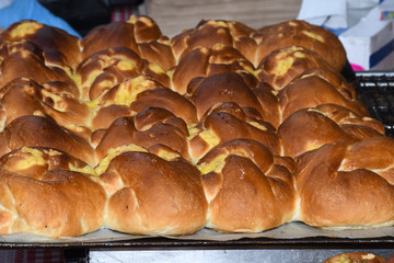 Traditional east european pastry dessert romanian