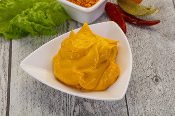 Curry sauce in the bowl