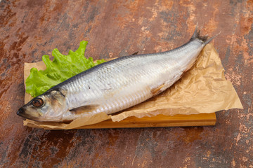 Salted herring fish