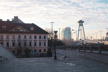 Fototapeta na wymiar the old town in Bratislava