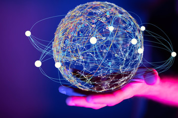 network interface in hand digital