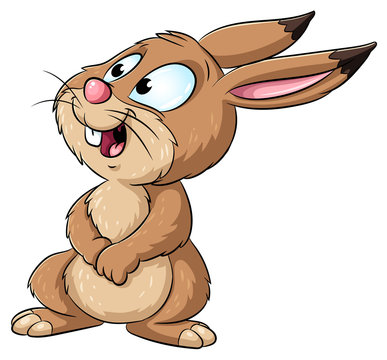 Niedlicher Hase - Vektor-Illustration