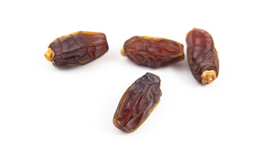 dates isolated on white background