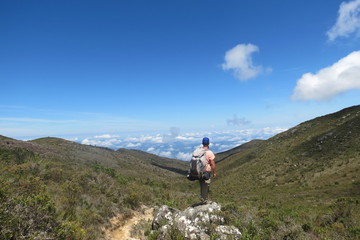 Mochileiro na Montanha 