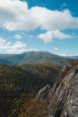 mountain landscape with blue sky