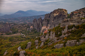 The Beautiful Floating Monasteries in Meteora, Greece