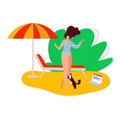 Freelance people self-isolation at home cartoon character vector illustration. Laptop on sofa remote freelance work, cool job, remote workers labor set. Internet work designer, programmers person