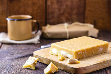 Artisanal sugar cane candy, called pan in Colombia, Venezuela, Mexico, Ecuador and Guatemala.
