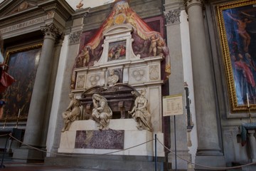 Kościół Santa Croce - Florencja, Toskania, Wlochy - obrazy, fototapety, plakaty