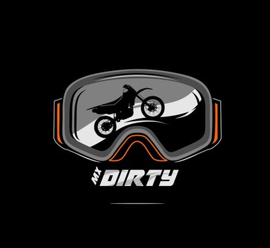 the goggles of dirty bike style