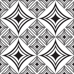 Seamless Diamond Shape with dots Pattern