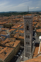 Fototapeta premium Dzwonnica Giotta - Florencja, Toskania, Wlochy