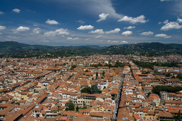 Obraz premium Panorama miasta - Florencja, Toskania, Wlochy