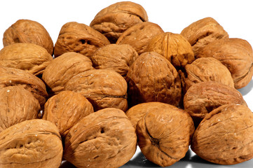pile of walnuts