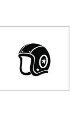 half face vintage helmet