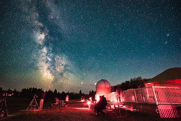 night sky over Saskatchewan cypress hills