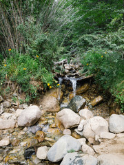panoramic view of cerro catedral trekking