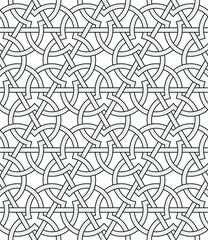 Abstract geometric pattern with complex lines.