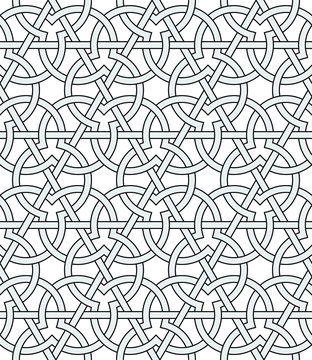 Abstract geometric pattern with complex lines.