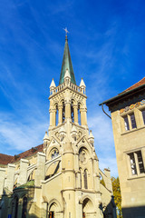 Obraz premium Peter and Paul cathedral at sunset, Bern