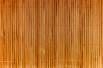 Fototapeta premium Texture of bamboo mat isolate on a white background close-up.