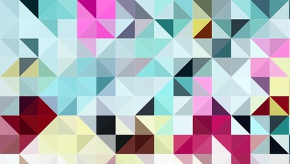 Obraz premium Abstract Colorful Geometrical Artwork,Abstract Graphical Art Background Texture,Modern Conceptual Art.3D Rendering