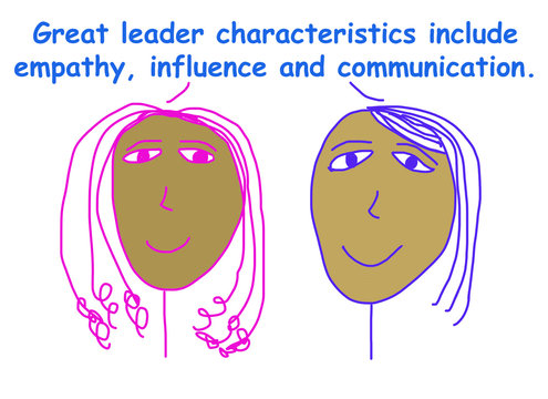 Great Leader Is Three Characteristics