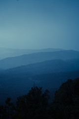 Sea of Mountains, mountain range silhouette 