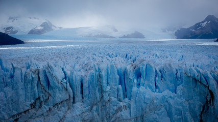 Glacier Perito Moreno national park Los Glaciares. The Argentine Patagonia in Autumn.