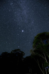 Fototapeta na wymiar night sky with stars