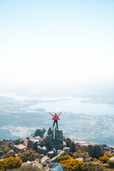 view from the top of the mountain